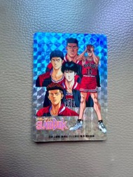 slam dunk 閃卡 日本 1994 電影入場 限定閃月曆卡 日曆卡 pp salm dunk 卡 無摺  四角完好 左上角有一痕不閃是摺 龍珠閃卡 pp 風雲 本彈 激鬥