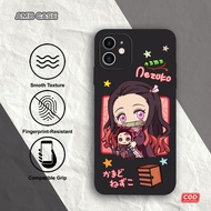 Case Demon Slayer Infinix AM205 Smart 5 Smart 6 Smart 4 Smart 7 Hot 9 Play Hot 10 Play Note 12i Hot 11 Hot 10 Hot 10s Hot 12 Play Casing HP Custom Softcase Animasi Karakter Nezuko Tanjiro Kamera Pro