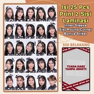 JKT48 25 Set Foto PC Photocard Laminasi Glossy  Bolak-Balik Seri Kabesha Showroom
