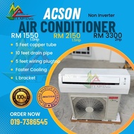 (KLUANG, JOHOR ONLY) Acson 1.0HP 1.5HP 2.0HP 2.5HP Aircond AVO Series - Non Inverter (R32)