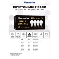 Hannochs LED Multipack Krypton - Krypton LED Light Bulb - Krypton LED Bulb 3Free1 - Brightest Light 
