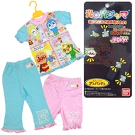 Japanese Anpanman Clothes Girls Short-Sleeved Pajamas