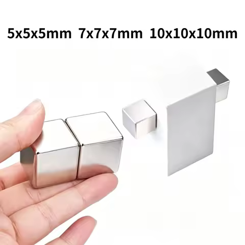 5x5x5/7x7x7/10x10x10mm Square Magnetic Block For Photo Wall Fridge Storage Christmas Presents Wareho