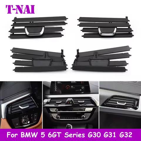 G30 G31 G32 Car Middle Air Vent Outlet Grille AC Vent Slide Clip Repair Kit For BMW 5 Series 5 6GT 5