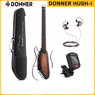 DONNER HUSH I Intelligent Silent Guitar Travel Guitar Portable Detachable Folk Headless Wooden Guita