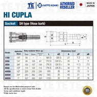 NITTO KOHKI SH Type Pneumatic Air Quick Coupler (HI CUPLA 20 SH, 30 SH, 40 SH)