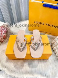 LV 人字拖方頭扣拖鞋