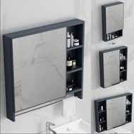 M·5 M·5 M·6 M·2 WONZOM Bathroom Mirror Cabinet Wall Mounted Aluminum Alloy Toilet Storage Box With T