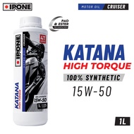 IPONE 15W50 FULLY SYNTHETIC 1L KATANA ENGINE OIL MOTORCYCLE OIL Y15 Y16 RS150 LC135