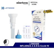 LONGSEE 3in1 Covid-19 / Influenza A/B Test Kit Home Covid Test Kit
