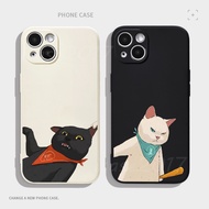 Creative Cat Shock-Resistant Phone Case Cover Apple iPhone 17e Air 16E 15 14 Plus 13 12 11 Pro Max i