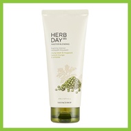 [ THE FACE SHOP ] Herb Day 365 Master Blending Facial cleansing foam, mung bean&mugwort