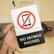 Table no mobile phones, Signs Ban mobile Phone Use ALB-BG35