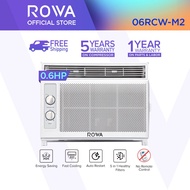 BEST- ROWA 0.6 HP Aircon Window Type 06RCW-M2 (Manual, Fast Cooling, Auto Restart)  No Remote