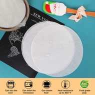 [NOFFOM] 100Pcs/Bag Round Air Fryer Parchment Paper Liners 18/20/22/24/26/28/30cm Non-Stick Steamer Mat Cookies Baking&amp;Pastry Tools