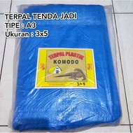 TENDA A3 TENT TARPAULIN size 3x5 3x6 PLASTIC TARPAULIN biru | TARPAULIN FOR SALE | TRUCK GOODS TARPA