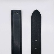 G2000 เข็มขัดหนัง PU พรีเมี่ยม ผู้ชาย ใช้งานได้ 2 ด้าน สีดำ (เรียบ/ลายที่ผิว) 35 mm.