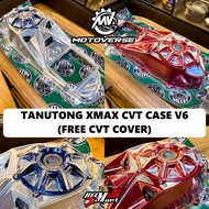 M TANUTONG CVT CASE V6 XMAX (FREE CVT COVER) BAK CVT CNC BILLED YAMAHA X-MAX NEW