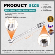 8mm INVICTUS Flexible Combination Socket Wrench Swivel-Socket Combination Wrench 8mm-19mm