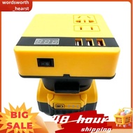 Multifunction Power Inverter DC 18V to 220V Inverter Adapter Power Supply Inverter for  18V 20V Batt