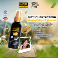 Natur Hair Vitamin Ginseng 80 ml - Vitamin Rambut Rontok / Anti Hair Fall / Menguatkan Akar Rambut