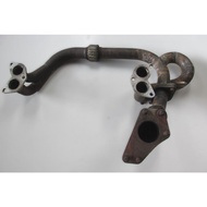 (USED) JDM Subaru Impreza GC8 STI Red Top EJ20 Single Turbo 4-2-1 Exhaust Manifold Header Japan