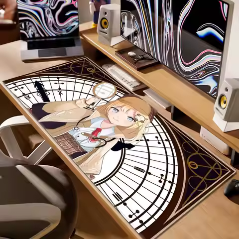 Hot Anime Hololive YouTube Watson Amelia Large Thicken Mouse Pad Laptop Mice Mat Tabletop Keyboard M