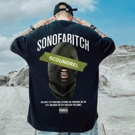 【Plus Size】M-5XL 6XL 7XL 8XL Oversized Fashion Tshirt Graphic Shirt For Men street scoundrel Printin