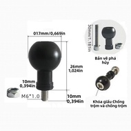 Đầu Nối Đầu Bi Nhôm 17mm/25mm Sang Bu Lông M6 M8 M10 Cho Giá Đỡ Điện Thoại Xe Máy Garmin RAM Giá Đỡ 