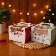 13cm Dessert Box Pizza Box Baking Gift Box Huiyafeng Offset Printing White Card Set Cake Gift Box R5