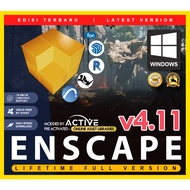 Enscape 4.11 Premium & Asset Libraries for Revit 2026 & SketchUp 2025 🔥 Modded for more stable Rende