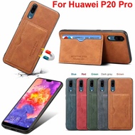 Huawei P20 Pro Business Case P20Pro Card Slot Stand Cover HuaweiP20Pro Pouch Bag