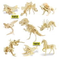 Wooden 3D Puzzle Diy Decoration Gift