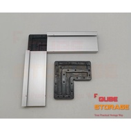 Cabinet Door Corner Bracket R051 aluminium frame bracket pvc corner breket plastik breket