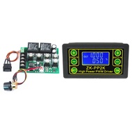 1 Pcs Pwm Speed Controller PWM Electronic Governor & 1 Pcs ZK-PP2K PWM DC 3.3-30V 12V 24V Motor Spee