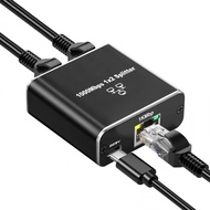 1000Mbps Ethernet Adapter RJ45 Lan 1Out 4 Port Internet Splitter Gigabit Switch High Speed