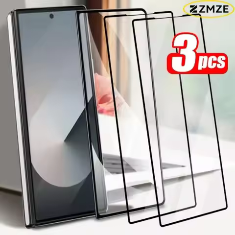 9H Tempered Glass for Samsung Galaxy Z Fold 7 Fold6 zFold7 Screen Protector Outer Protective Cover G
