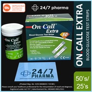 Acon On Call ONCALL Extra blood glucose test strip 25's 50's alcon 艾易康血糖測試系統