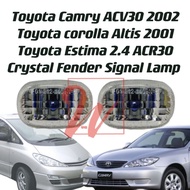 Toyota Camry ACV30 / Estima ACR30 / Corolla Altis 2001 Fender Signal Side Lamp Crystal New 1 Pair