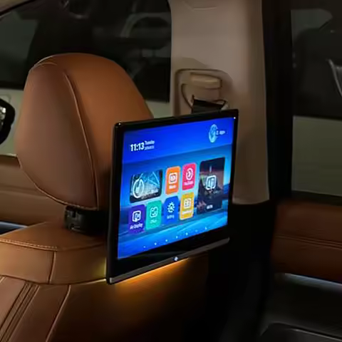 Rear Seat Entertainment System For 2025 GMC Yukon Headrest Monitor Android 1080P 4K WiFi Car Video H