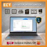 JOI Book 143 Pro Laptop (Celeron N4120 2.60GHz,128GB EMMC,4GB,14" FHD,W11P) - Silver