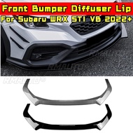 For Subaru WRX STI VB 2022+ Body Kit Front Bumper Lip Front Bumper Spoiler Diffuser Splitter Protect