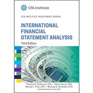 PRELOVED International Financial Statement Analysis 3rd Edition CFA Institute