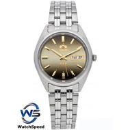 Orient Tri Star FAB00009P9 Automatic Gold Dial Men's Watch FAB00009(Silver)