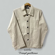 Prompt Journey Jacket 3 pocket  เสื้อแจ๊คเก็ต​​ กระเป๋า3ใบ สีเอิร์ธ​โทน​