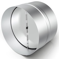 Hon&Guan 4/6/8/10 Backdraft Damper One-Way Airflow Ducting Insert Backflow Preventer Duct Draft Bloc