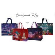 Christmas Cartoon non-woven bag Gift bag Reusable Eco-Friendly-Large