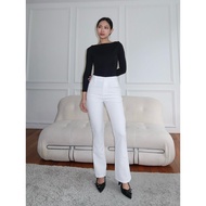 HOW.- Ganni Flare Pants | Women's Trousers