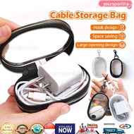Cable Storage Box Data Line Organizer Clear Bag Cable Protective Cover Earphone Charger Case Data Ca