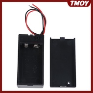 TMOY 9V Volt PP3 battery holder box dc case w/ wire lead on/off switch cover
